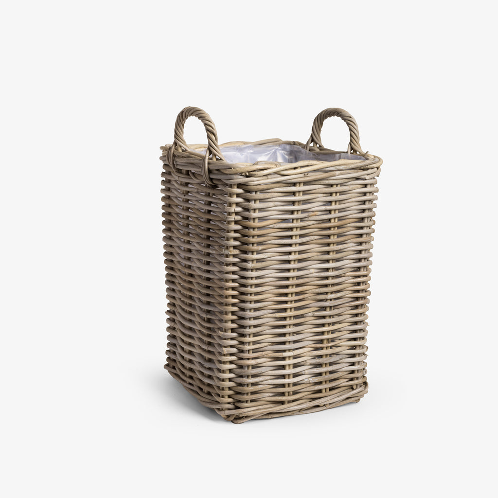 Kubu Rattan Square Planter Baskets