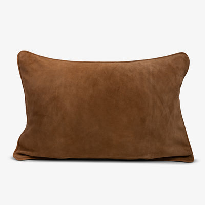 Cushion Cover Tan Suede 60x40cm Front