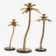 Brass Tree Candle Holders Grouped