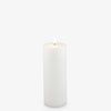 Nordic White Lux Flameless Smooth Candles 8cm Wide
