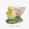Couve Cabbage  Egg Cup With Chick