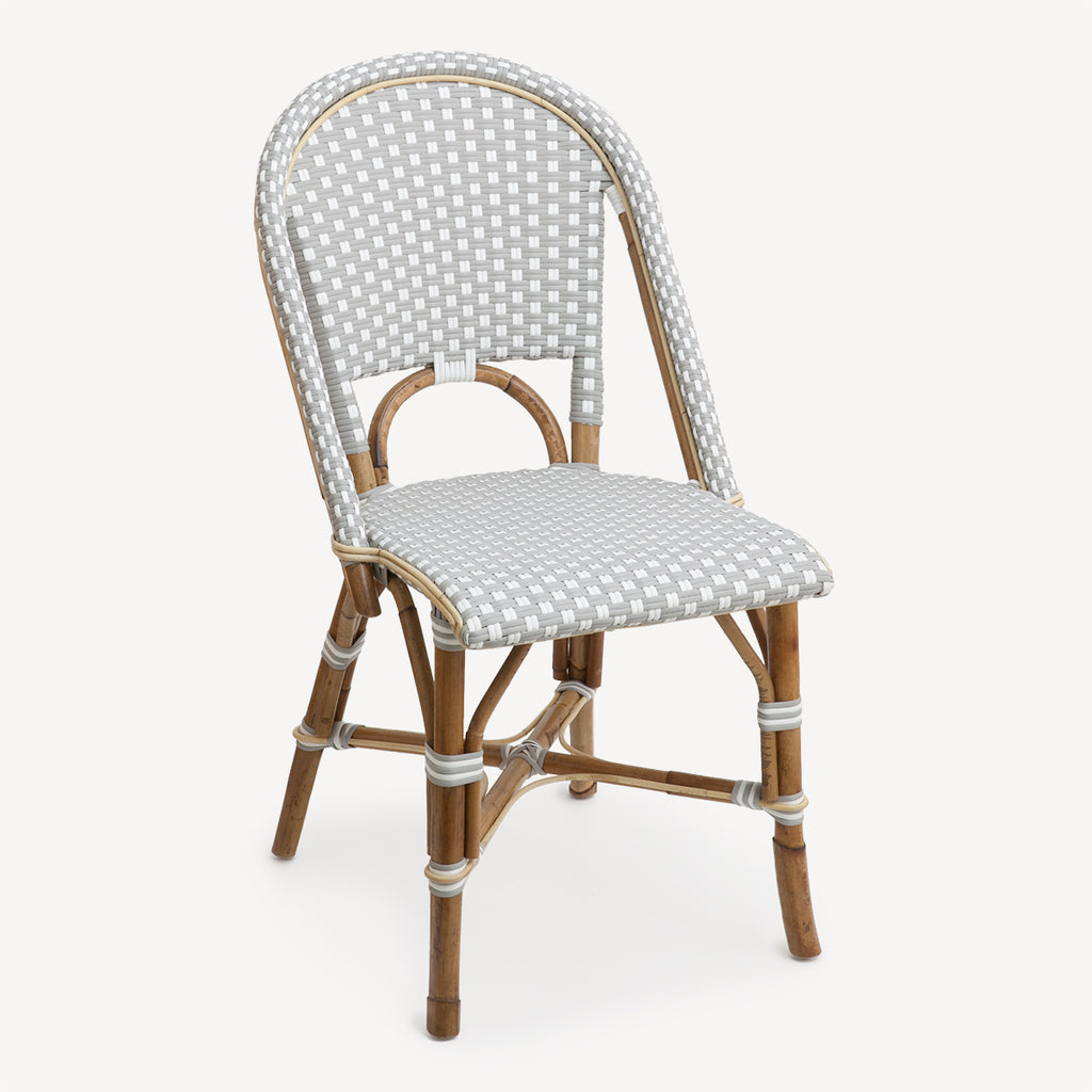 St Tropez Dining Chair Double Weave Grey