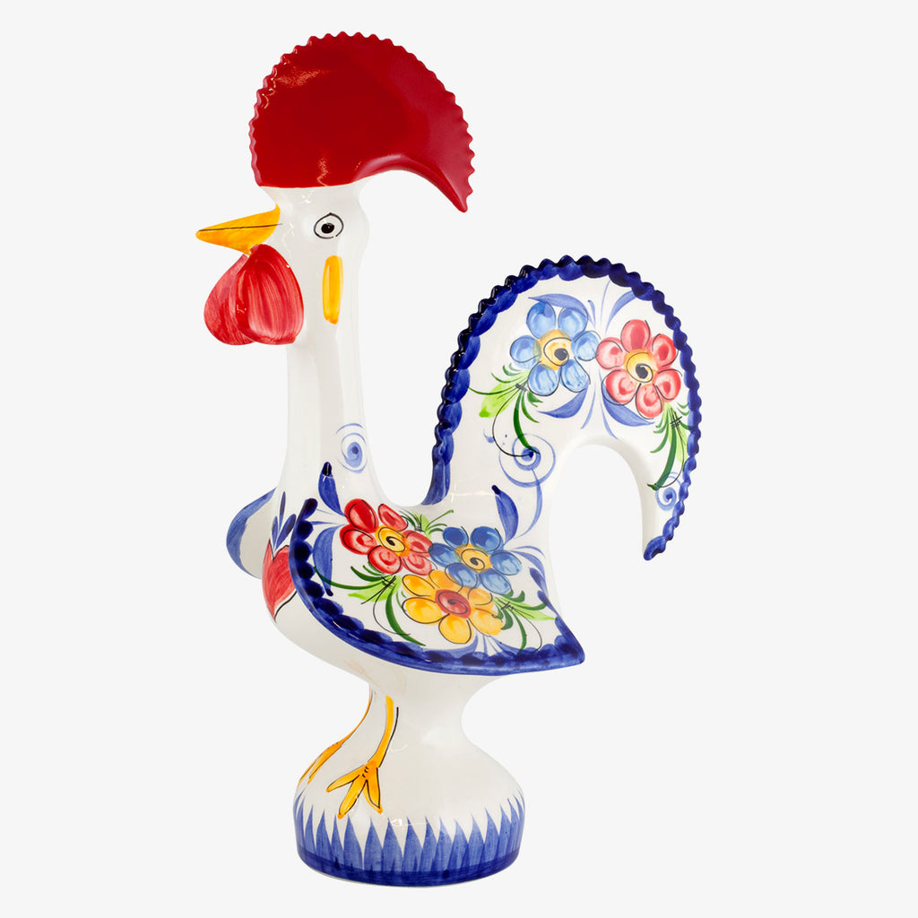 Portuguese Good-Luck Flower Roosters