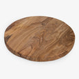 Round Olive Wood Board Front