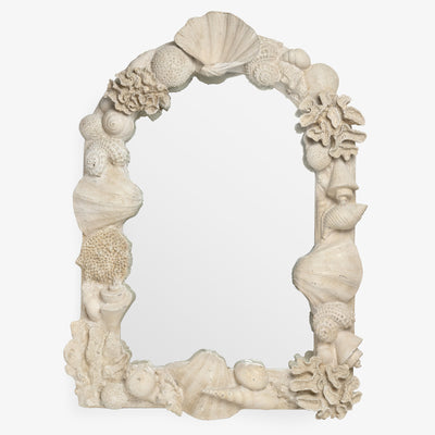 Shell & Coral Arch Mirror Front