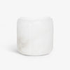 Alabaster Candle Holder White 11.5 x 11 cm