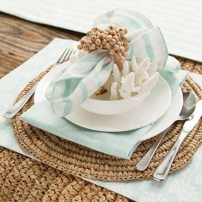 Raffia Placemat Round 33cm Styled Four