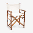 Bamboo Folding Director's Chair Natural Front
