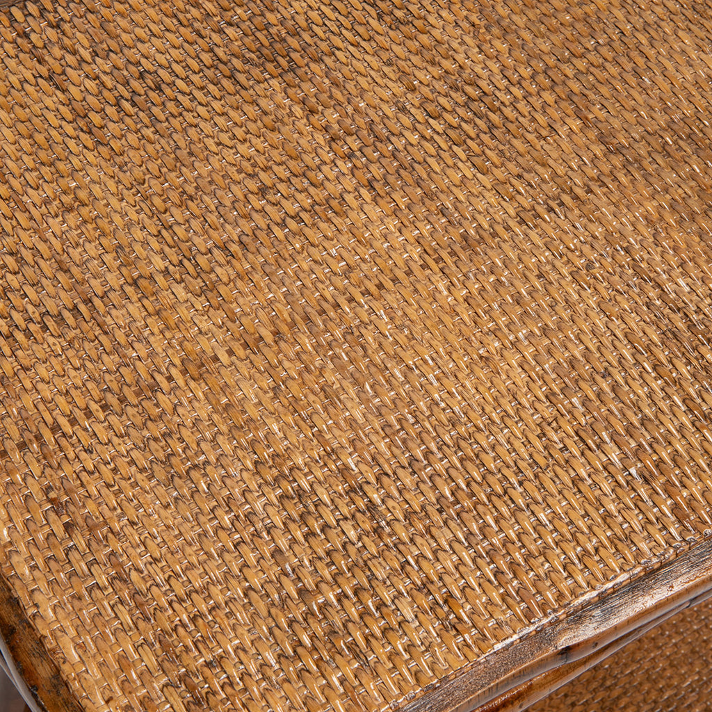 Bamboo Side Table Rectangular Natural