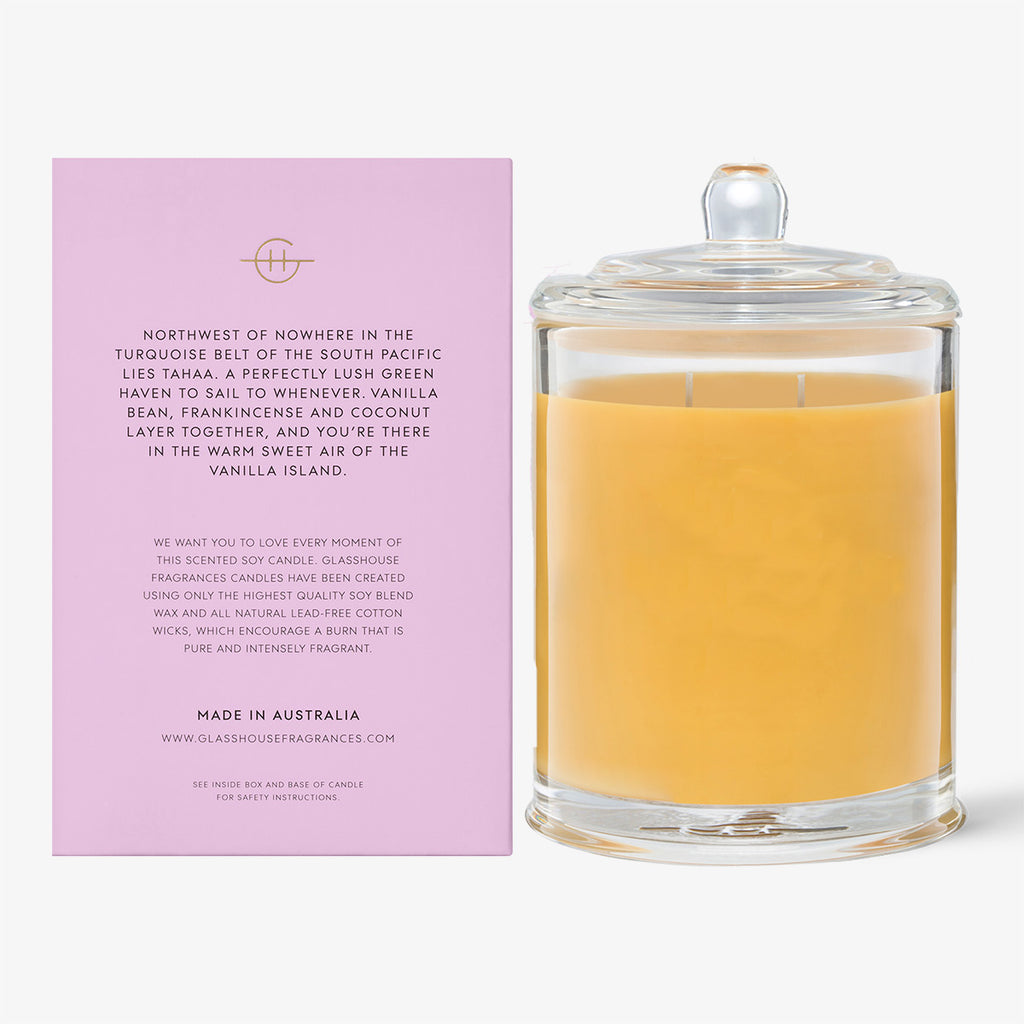 Glasshouse Candle A Tahaa Affair (Vanilla Caramel)