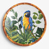 Melamine Jungle Plate 23cm Parrot