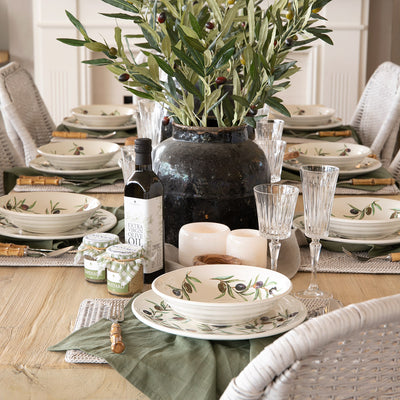 Olives Dinner Setting Styled On Table One