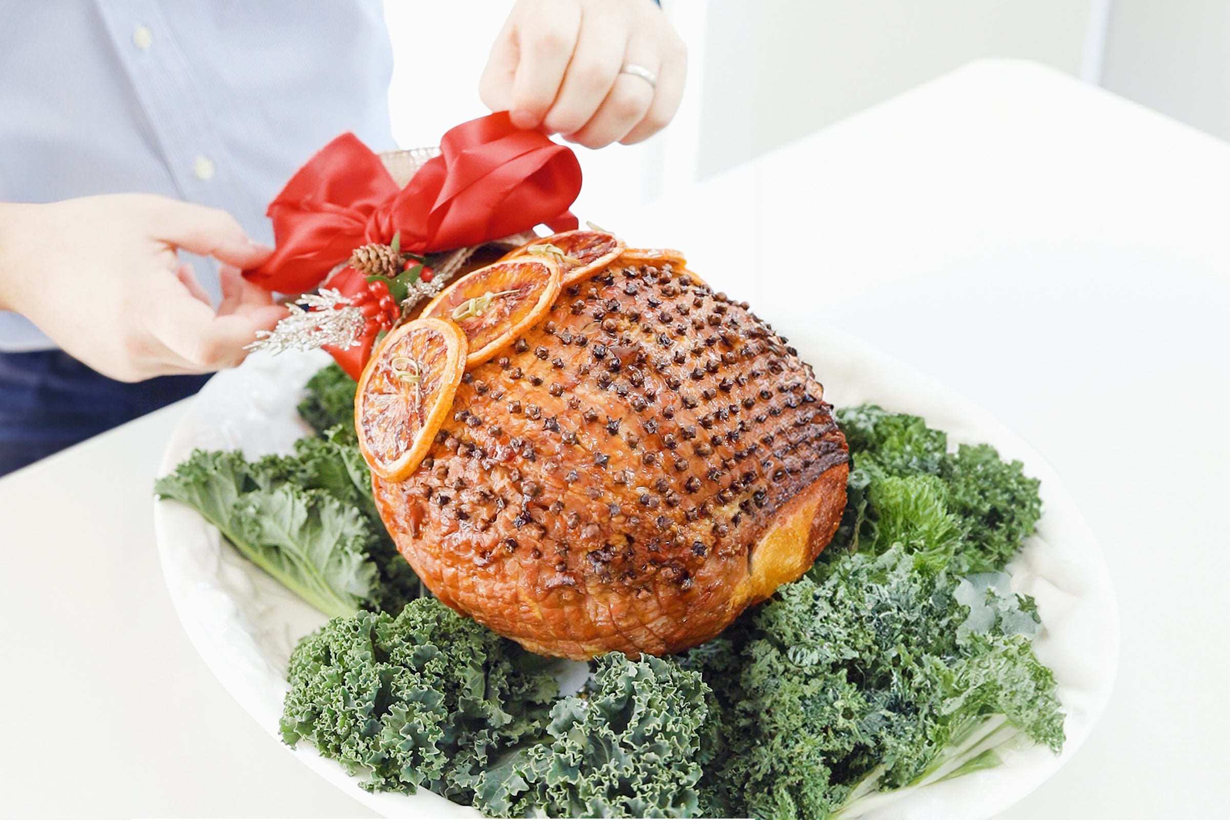 how to dress a ham for christmas Grace Smoked Ham