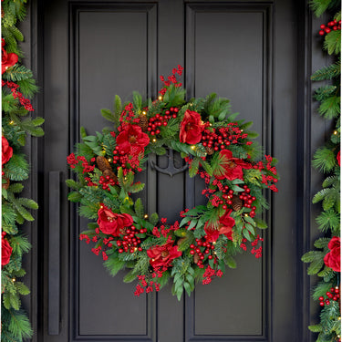How to Style a Show-Stopping Front Door this Christmas
