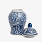 Dynasty Pheasant Blue & White Ceramic Ginger Jar