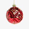 Shiny Baubles Set Of 4 (Red)