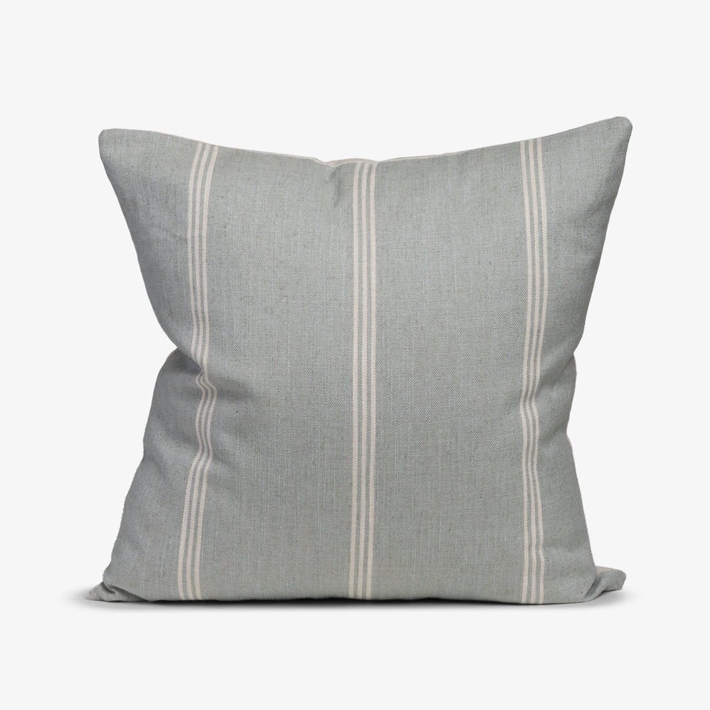 Aberdeen Seafoam Oatmeal Cushion Cover Front