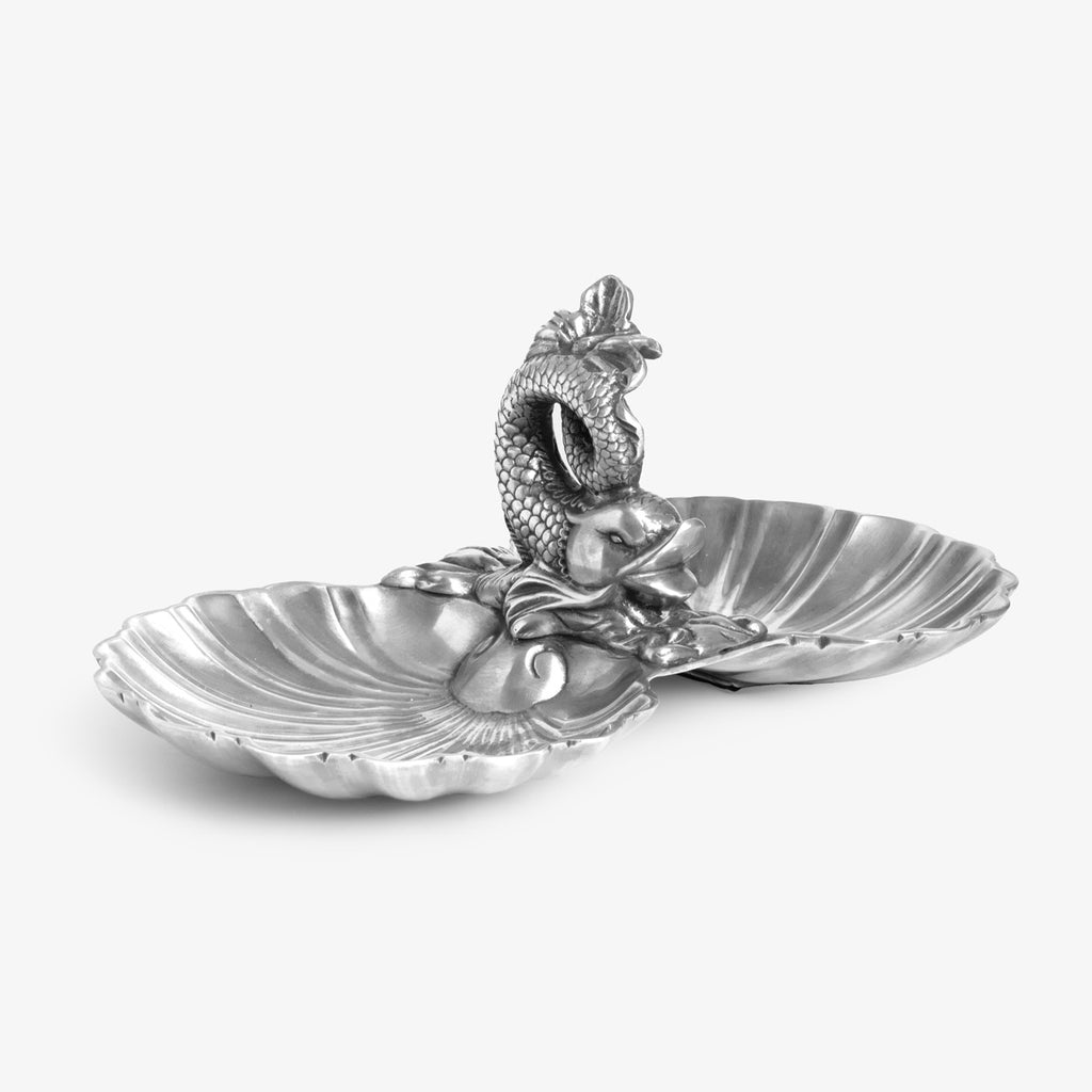Décor | Chantilly Antique Silver Fish Platter | Alfresco Emporium