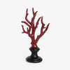 Artificial Red Coral On Stand Front