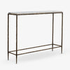 Ashton Marble Console Table (Antique Brass) Angle