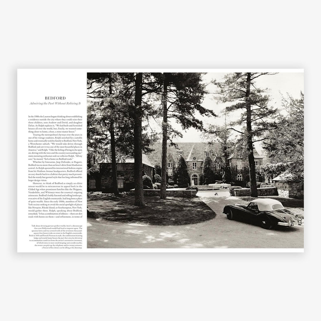 Ralph Lauren: In His Own Fashion Book Cover - Inside house