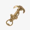 Brass Anchor Bottle Opener Front
