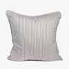 Ticking Stripe Cushion Cover Beige Front 