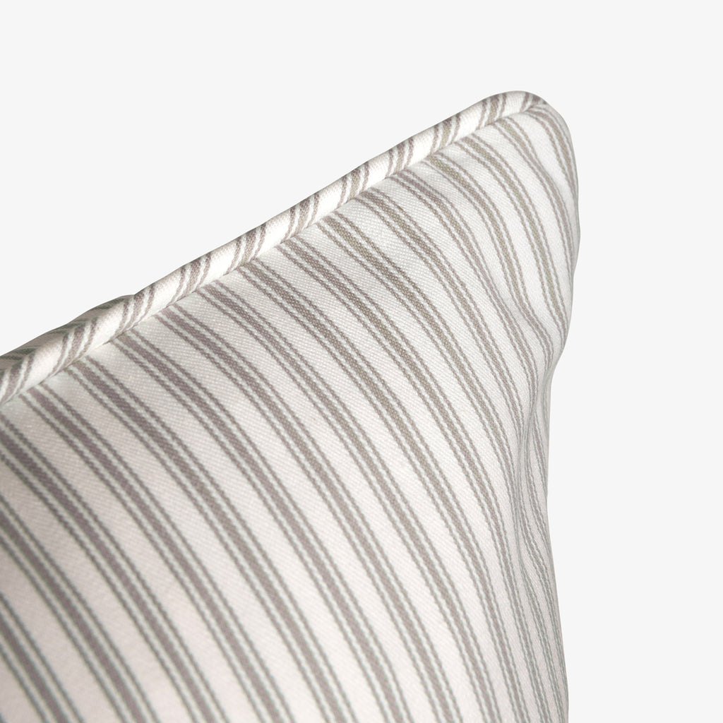 Ticking Stripe Cushion Cover Beige