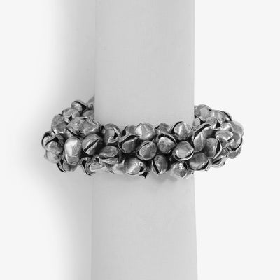 Bell Napkin Ring Silver Front