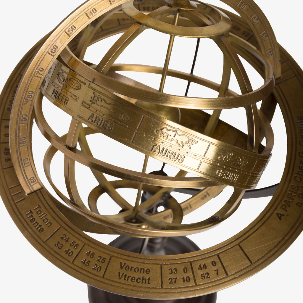 Celestial Armillary Globes Brass