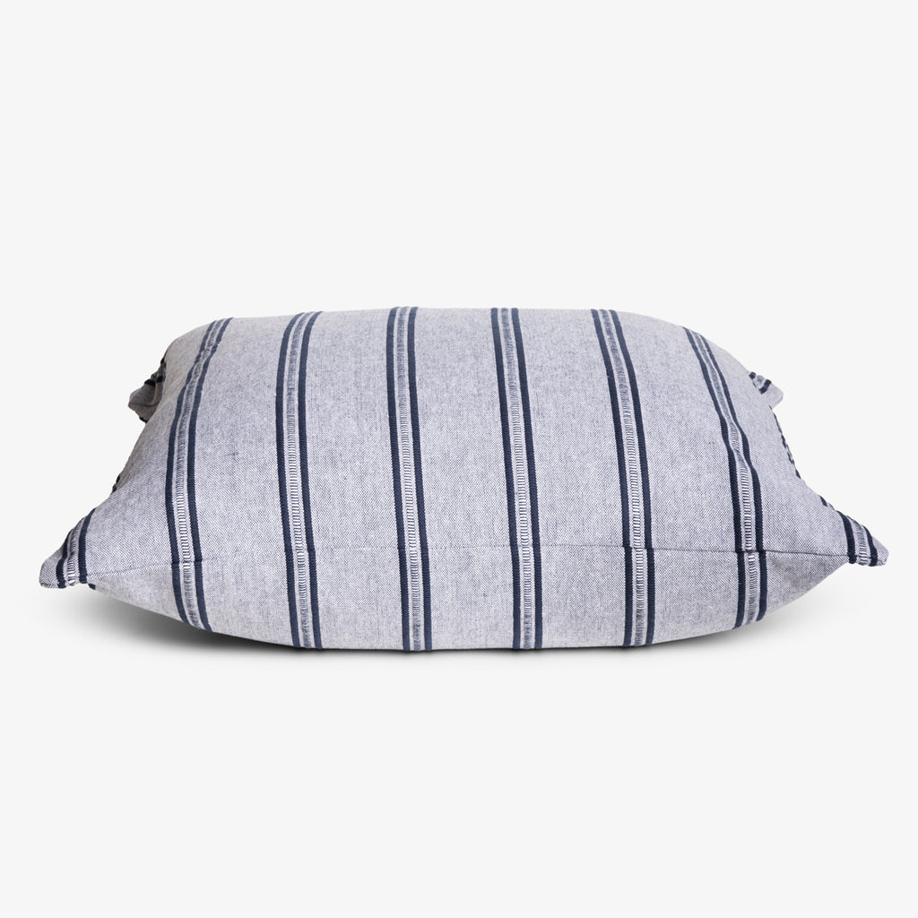 Capri Cushion Cover Navy 55x55cm Side