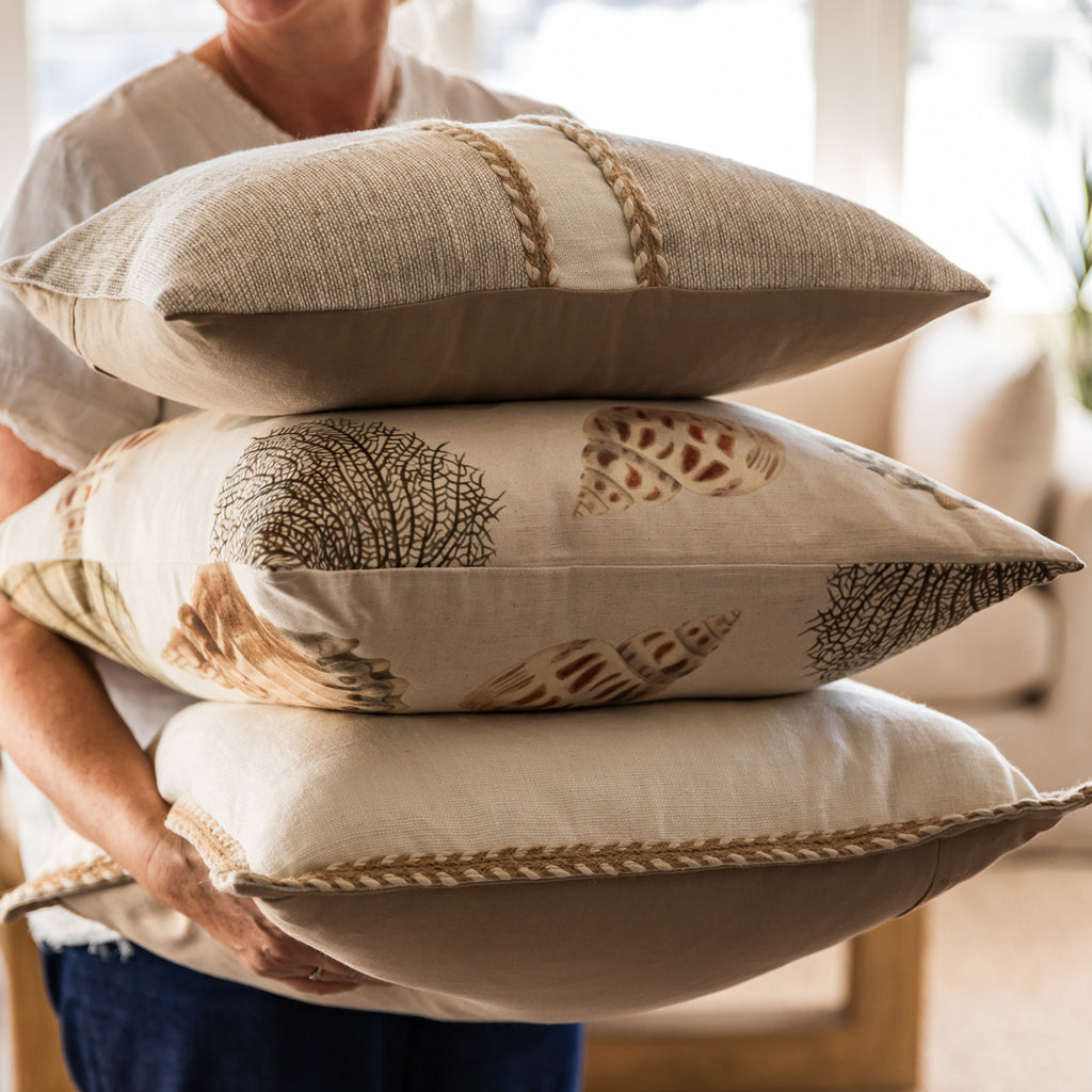 Coastal Cushion Bundle (La Mer) With Model