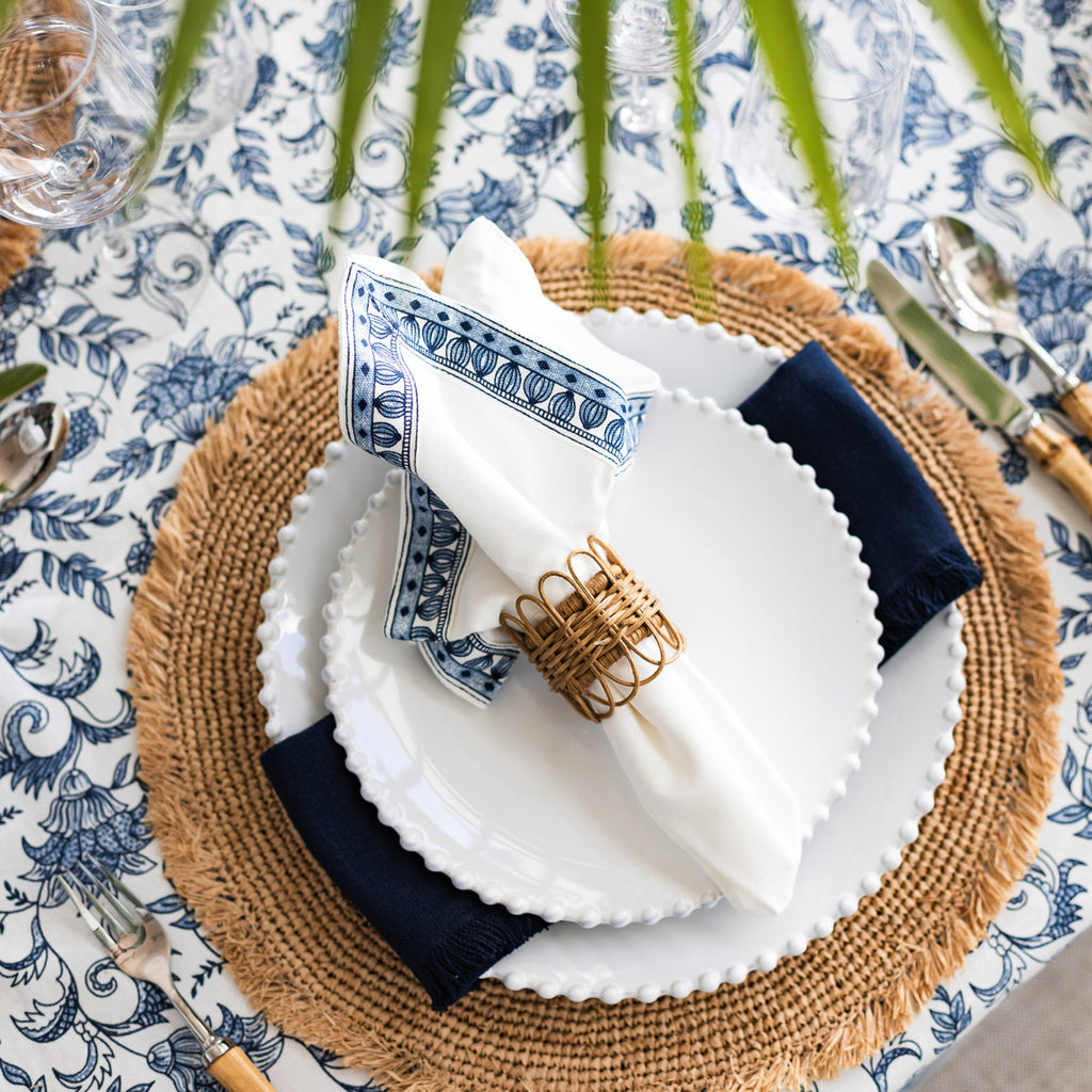 Costa Nova Pearl Dinnerware Styled With Napkin