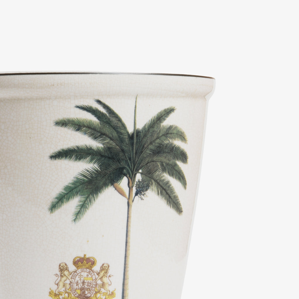 Royal Palm Planters Close Up of Pattern