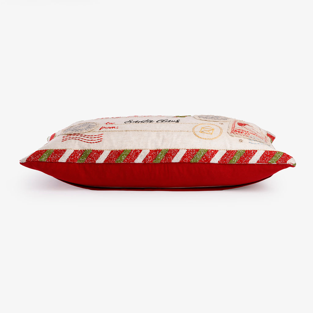 Dear Santa Letter Rectangular Cushion Cover Bottom