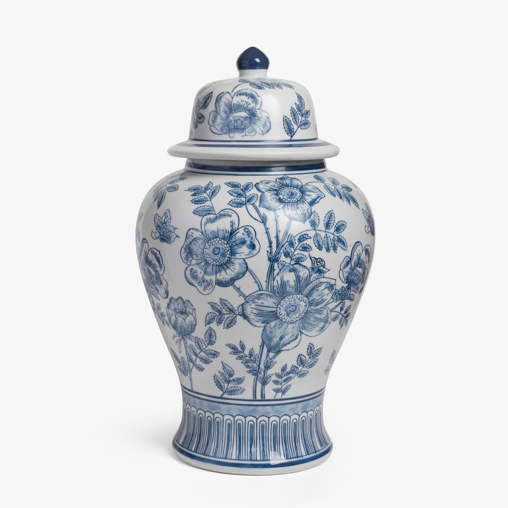 Dynasty Ginger Jar Blue Flower 44cm