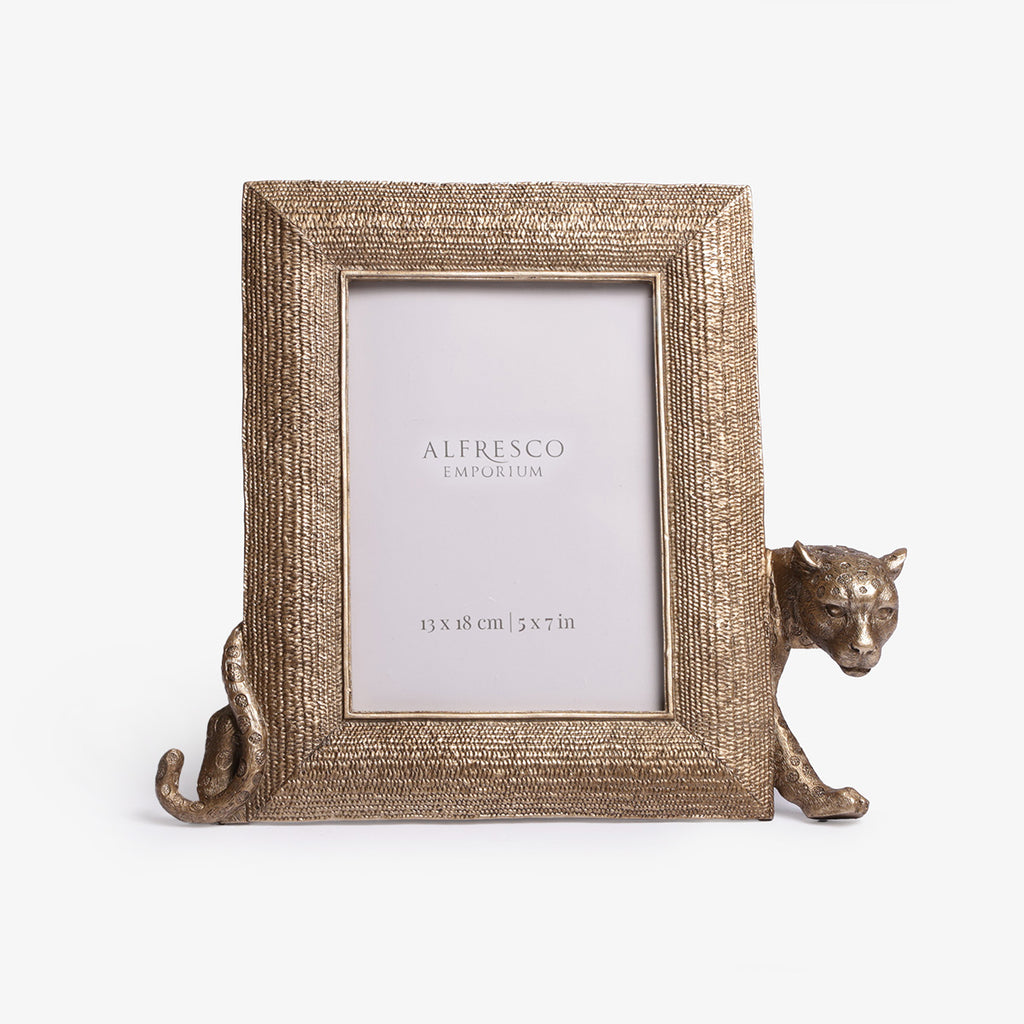 Leopard Photo Frames (Gold) Large