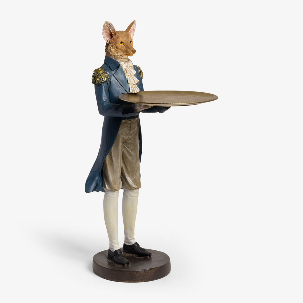 Clinton Fox Standing With Plate