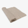 Fringed Table Runner Oatmeal Front