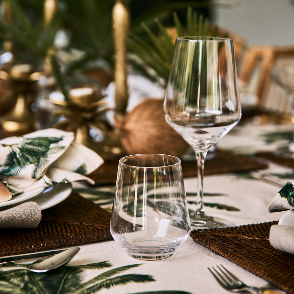 Stolzle Wine Glass and  DOF Tumbler