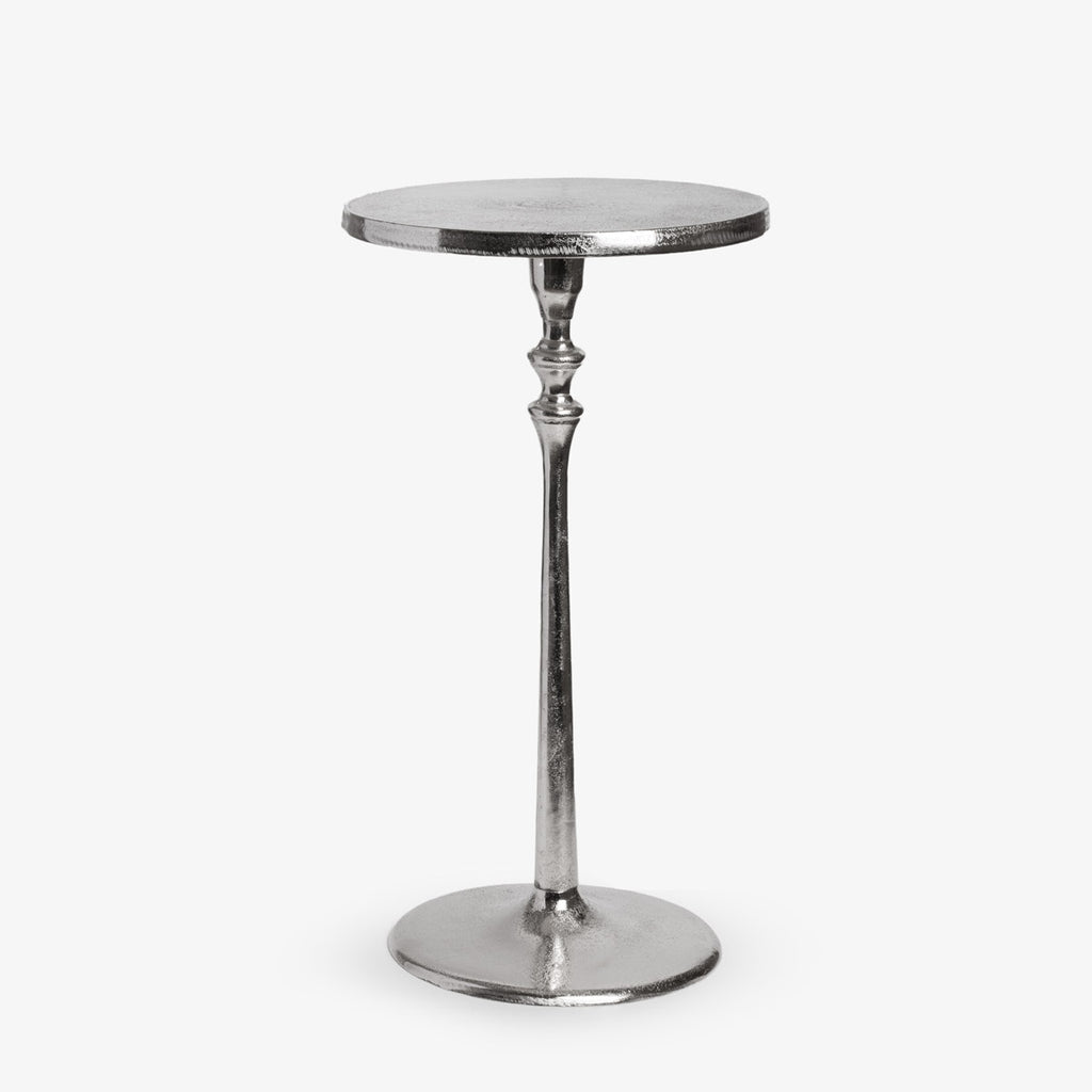 Kent Side Table Round Silver