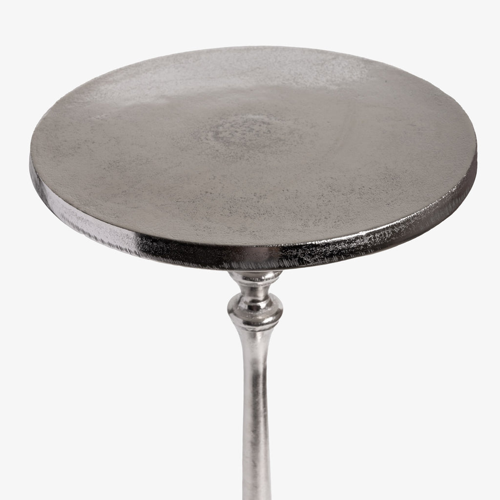 Kent Side Table Round Silver