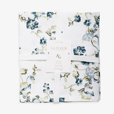 La Fleur Côte D'Azur Tea Towels Set Of Two Front