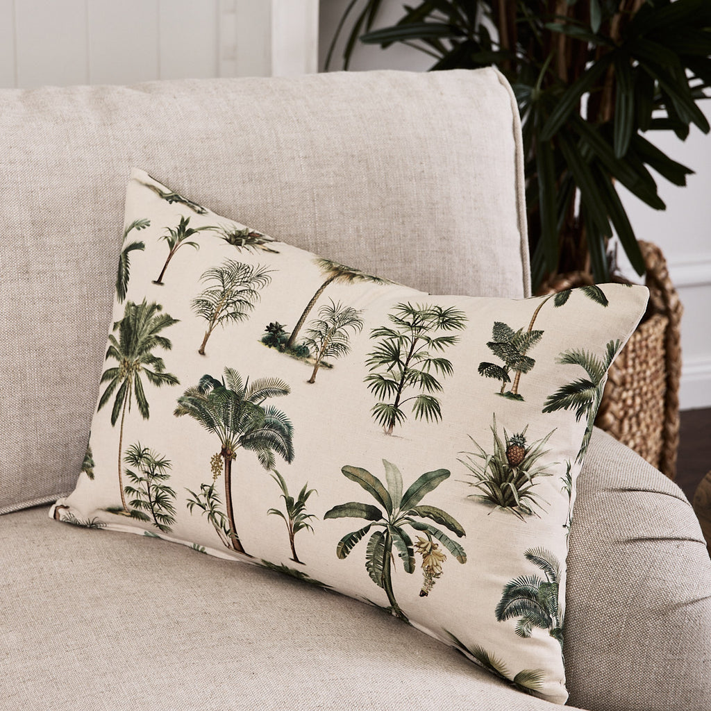 Le Palm Cushion Cover Rectangular Styled 