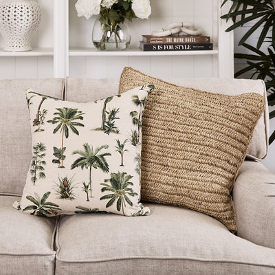Le Palm Cushion Cover Styled As Group