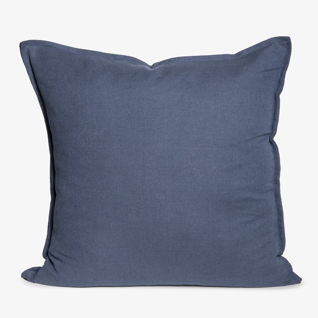 Lido Cushion Cover Indigo Blue Front