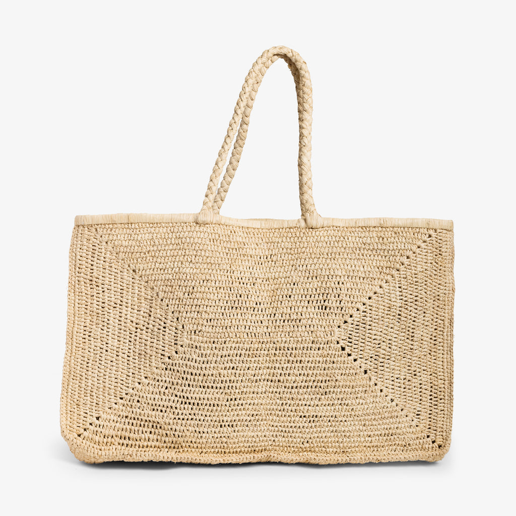 Bags | Madagascar Raffia Bag Natural | Alfresco Emporium