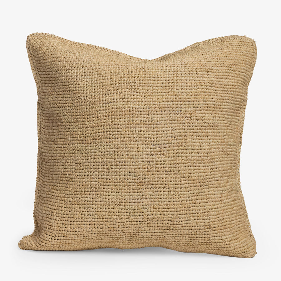 Madagascar Tea Raffia Cushion Cover 55x55cm