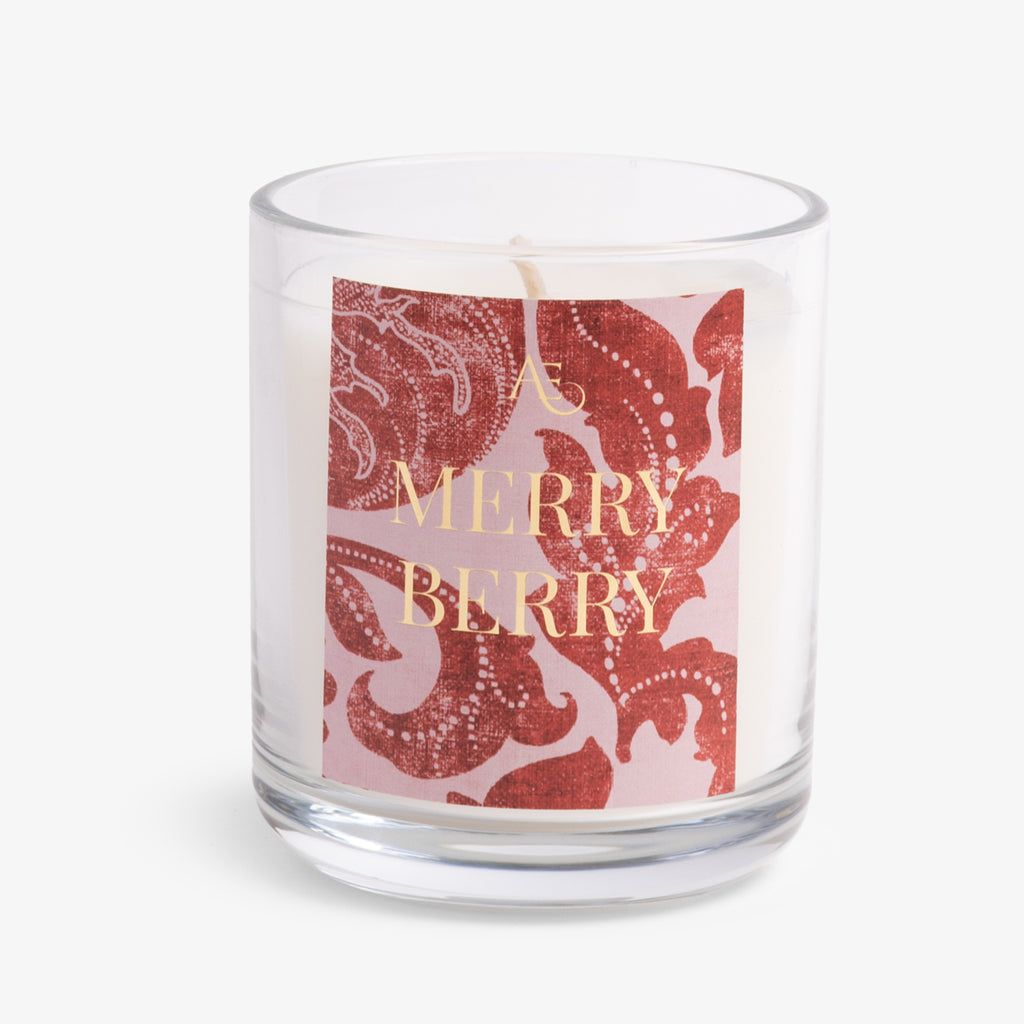 Merry Berry Candle Front