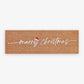 Merry Christmas Door Mat Front